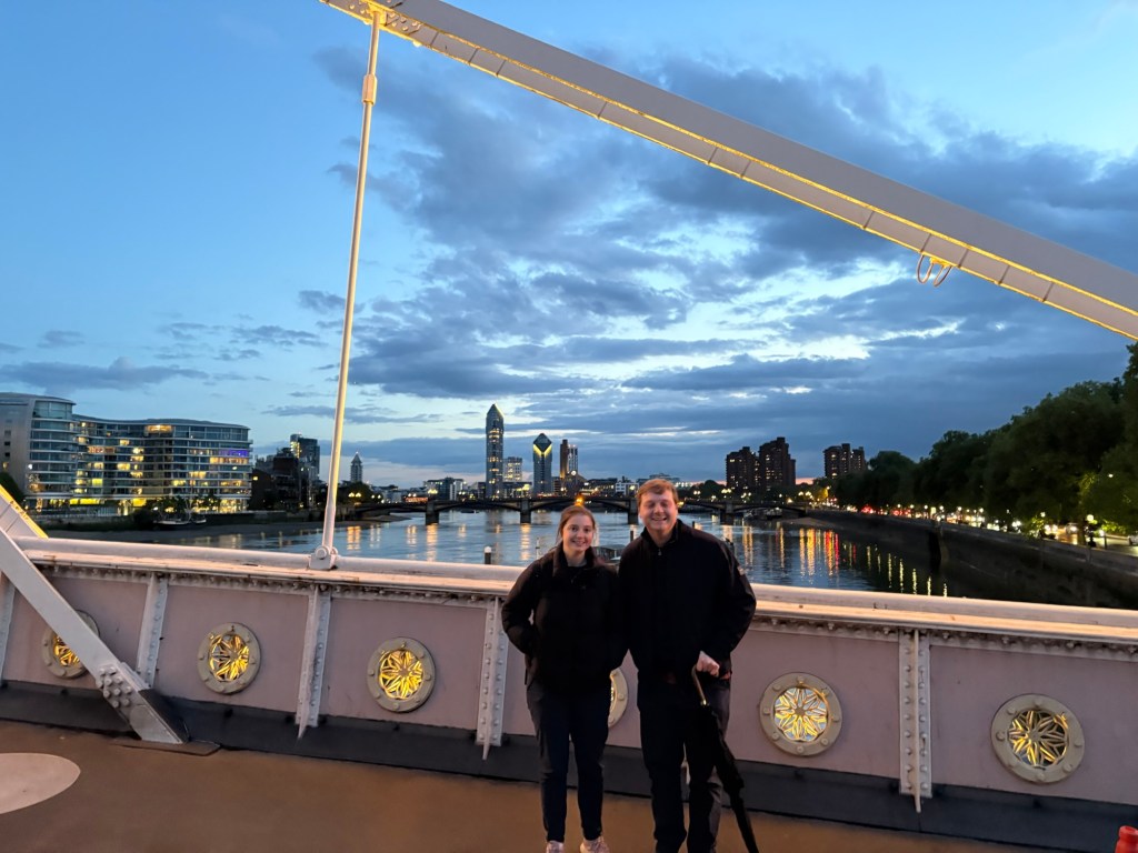 Travel photograph from Albert Bridge, London — 14 May 2026